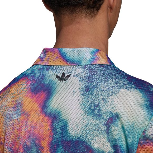 NWT adidas Originals Men's Allover Print Mesh Shirt - Picture 5 of 6